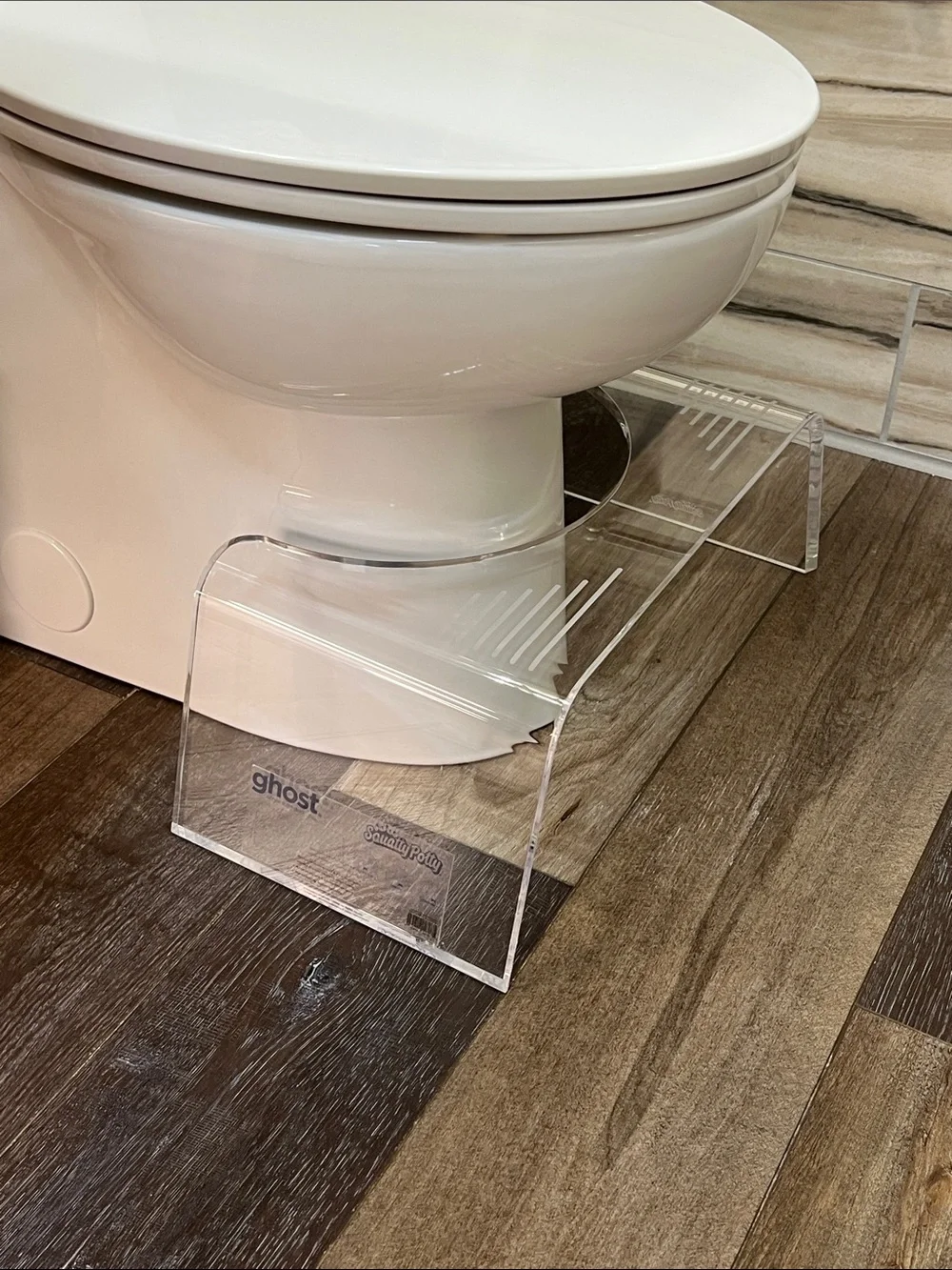 Squatty Potty Ghost Acrylic Toilet Stool, 7